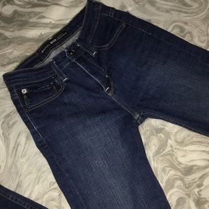 High waisted jeans